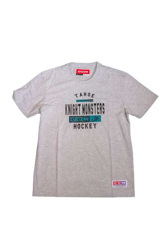 Tahoe Knight Monsters CCM Gray SS Tee