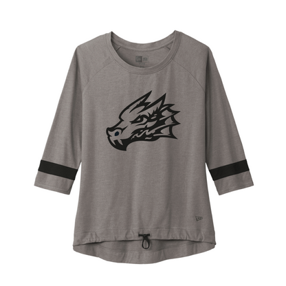 Tahoe Knight Monsters Black/Charcoal New Era ® Ladies Tri-Blend 3/4-Sleeve Tee