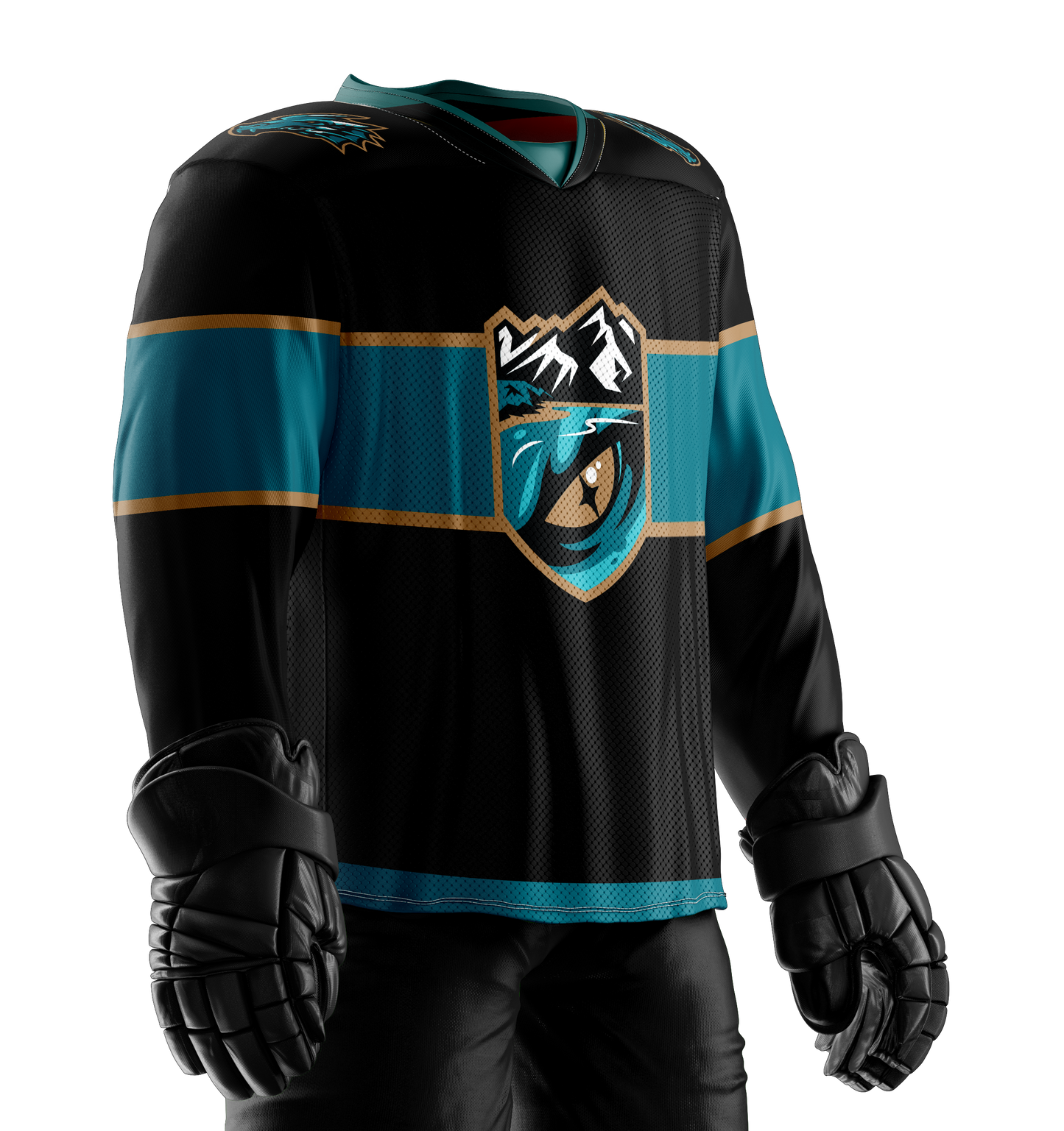 Tahoe Knight Monsters Youth Black Replica Jersey