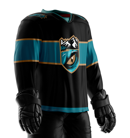 Tahoe Knight Monsters Adult Black Replica Jersey