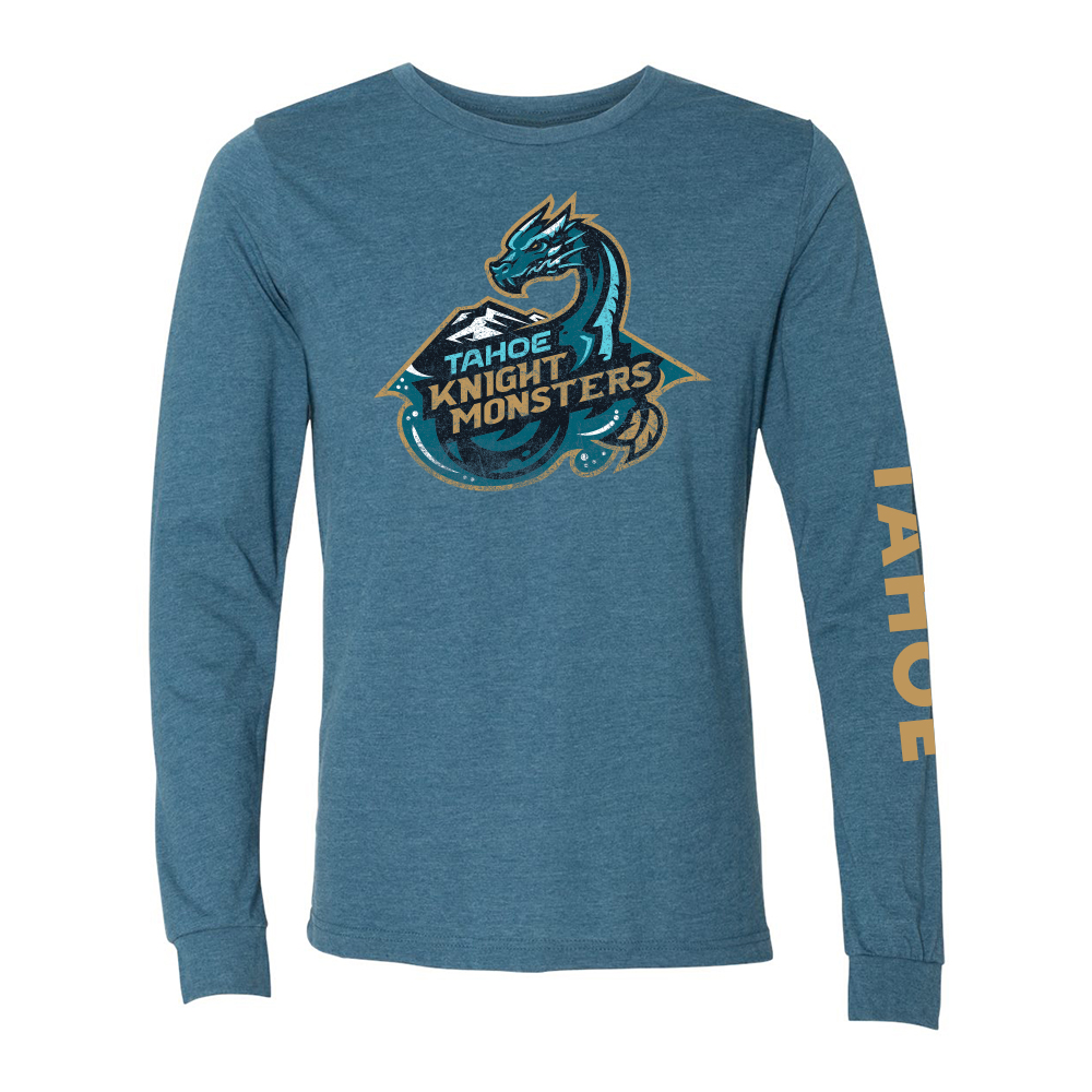 Tahoe Knight Monsters Teal Trophy Longsleeve Tee