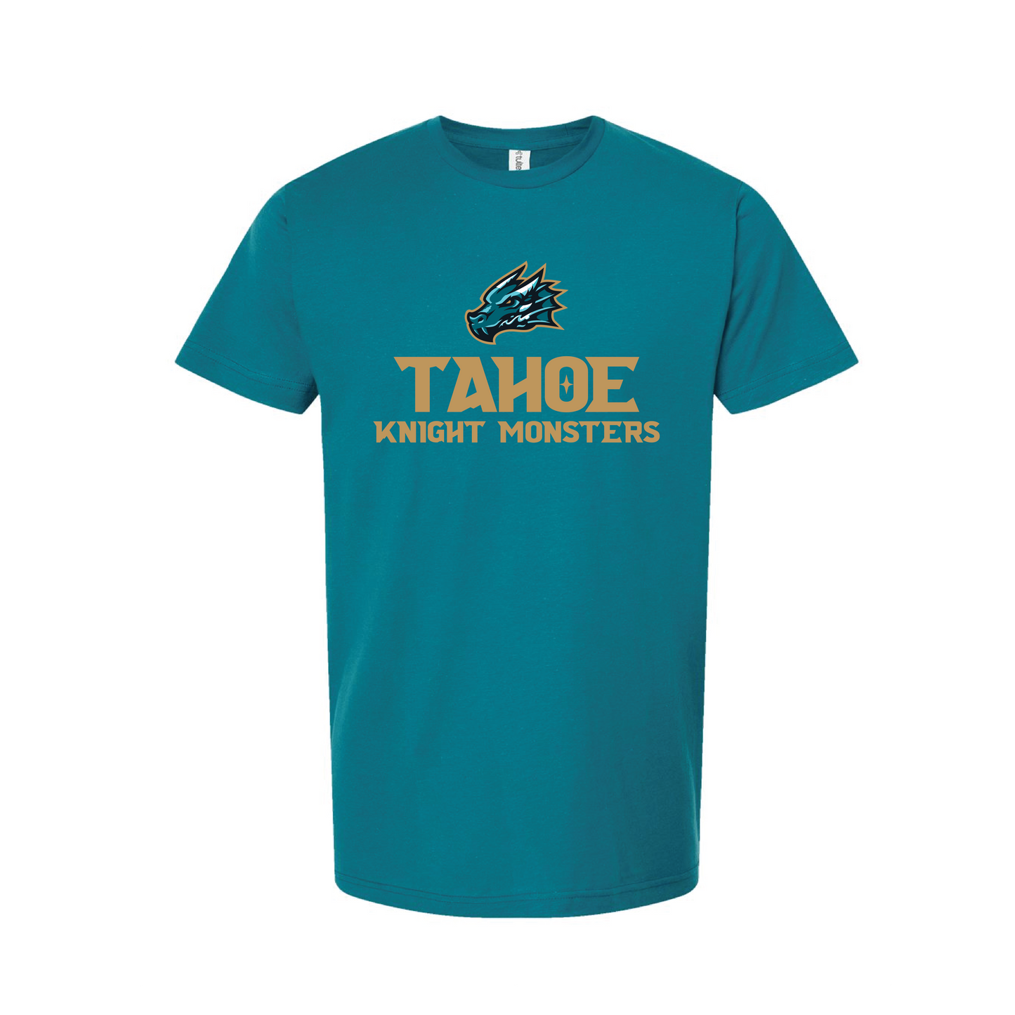 Tahoe Knight Monsters Dark Teal Primary Lockup T-Shirt