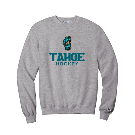 Tahoe Knight Monsters Champion Light Steel Lake Eye Crew Sweatshirt