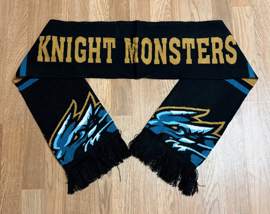 Knight Monsters Black Jersey Stripe Scarf