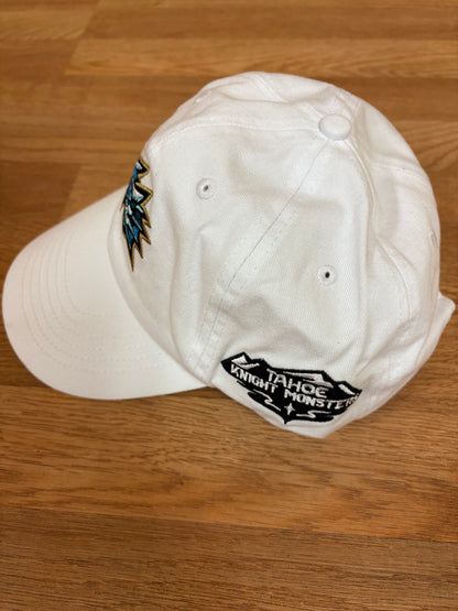 Knight Monsters Relaxed Fit White Monsters/Mountain Logo Hat