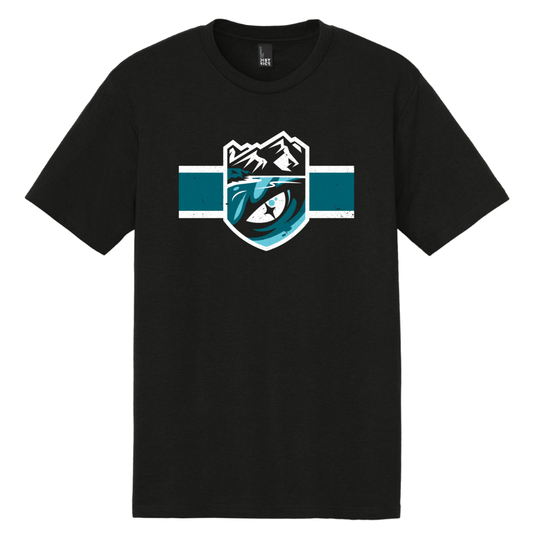 Tahoe Knight Monsters Black Distressed 17 Tri Tee