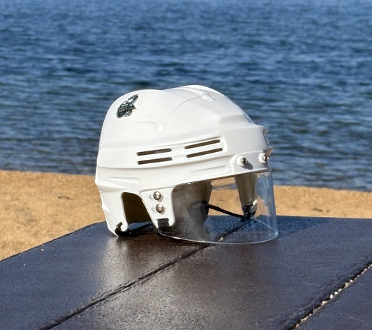 Tahoe Knight Monsters White Primary Mini Helmet