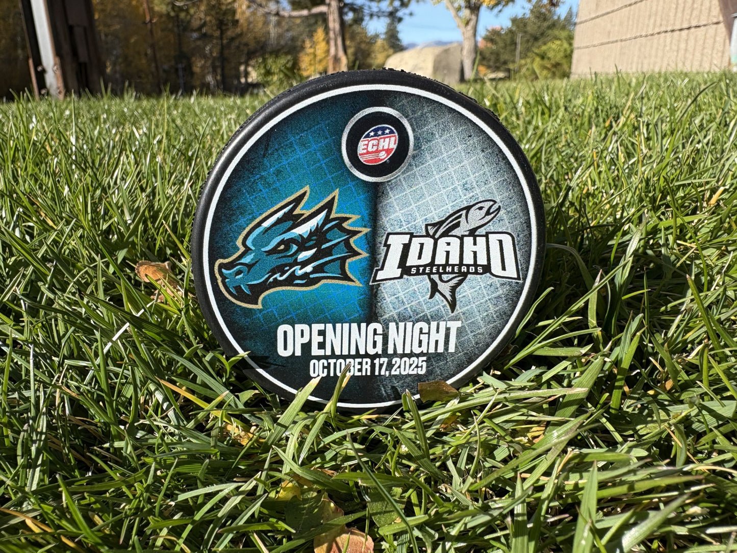 Tahoe Knight Monsters Opening Night Dueling Puck