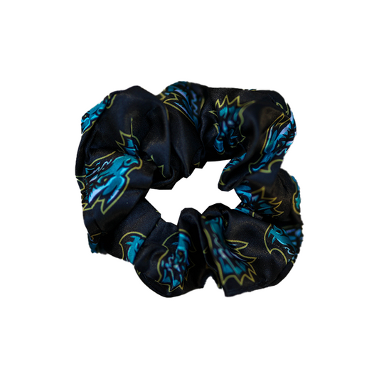 Tahoe Knight Monsters Black Scrunchie