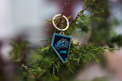 Tahoe Knight Monsters State Shaped Keychain