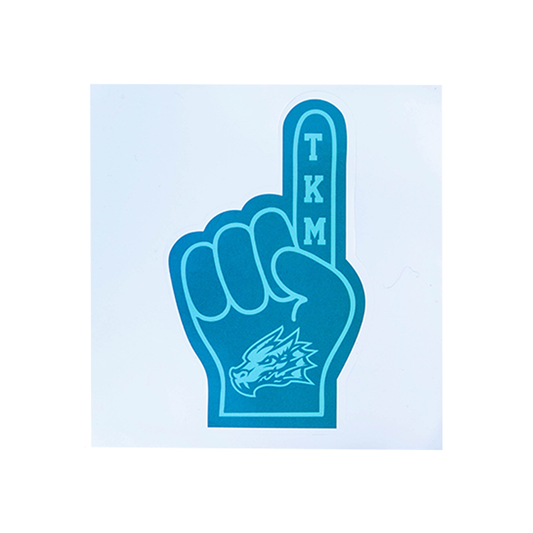 Tahoe Knight Monsters Foam Finger Sticker