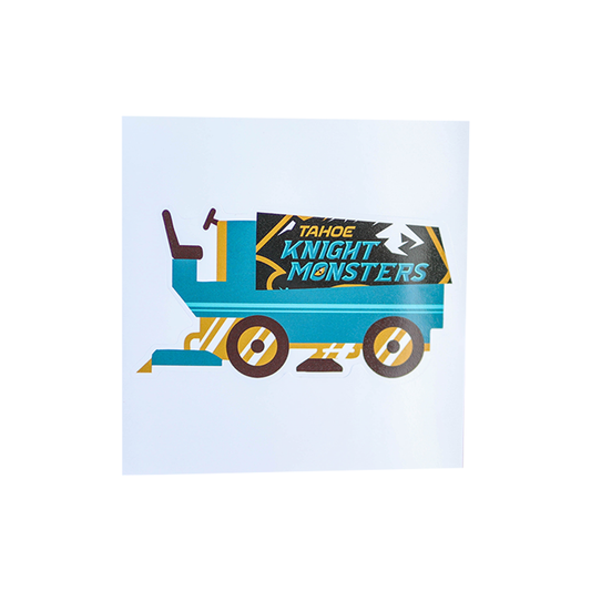 Tahoe Knight Monsters Zamboni Sticker
